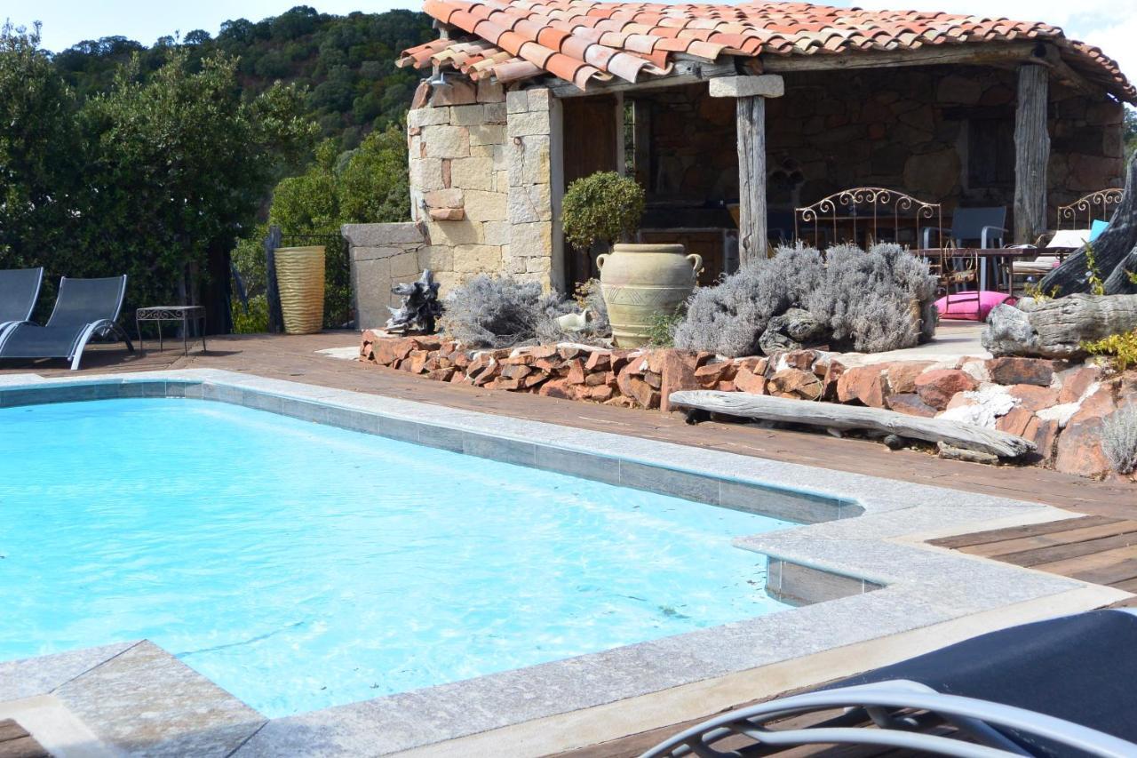 Villa Carole Piscine Privee Spa Fautea Zonza Exterior foto